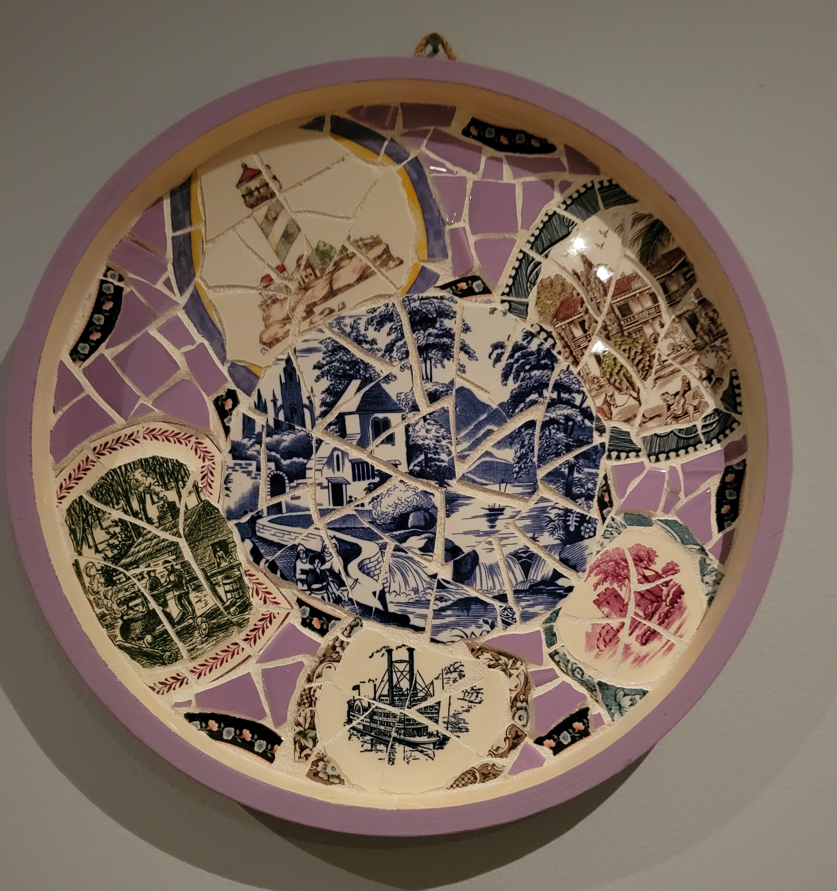 Tray or hanging fixture.  I almost didn't post this, as it is not like I intended at all.  But I am happy I finished it.