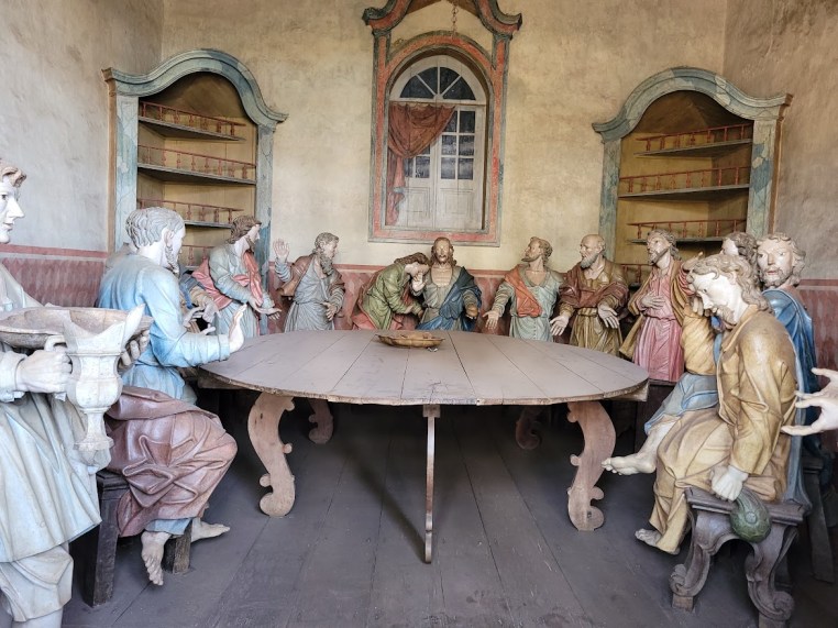 The Last Supper by Aleijadinho, inside one of the chapels